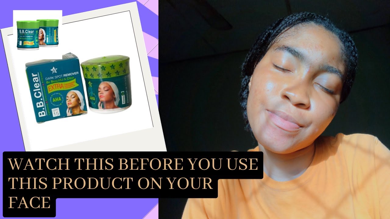 What B.B clear black spot corrector did to my face. WATCH THIS! My honest review on B.B clear