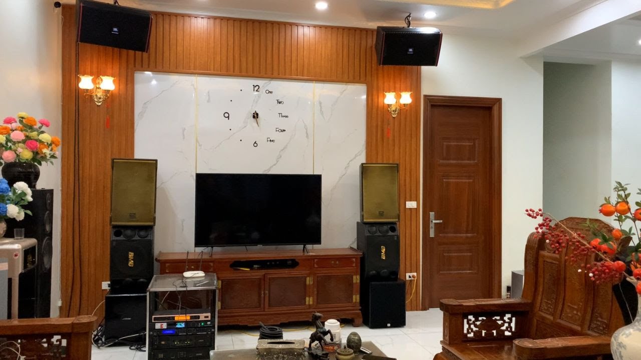 Lắp đặt  Dàn karaoke gia đình JBL KP8052 cho anh Huy ở La Phù Hoài Đức | LOA KÉO HOÀNG NAM