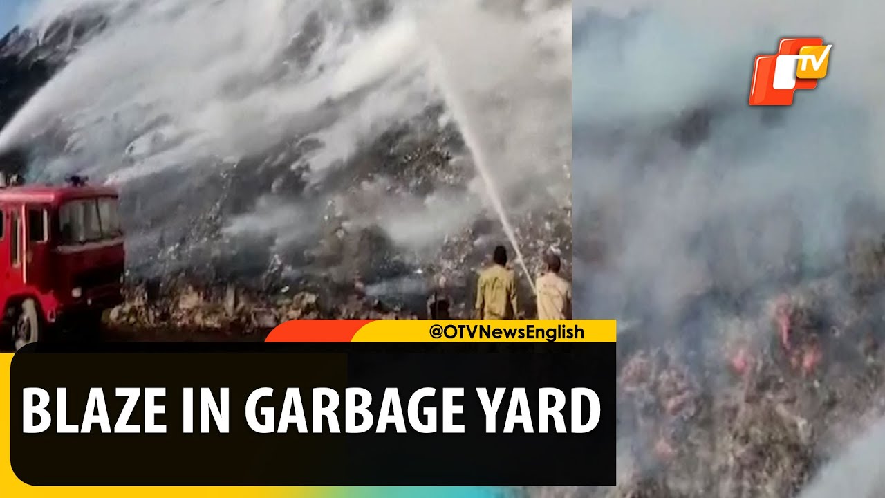 Major Fire At Garbage Yard Near Bio CNG Plant In Indore | OTV News English