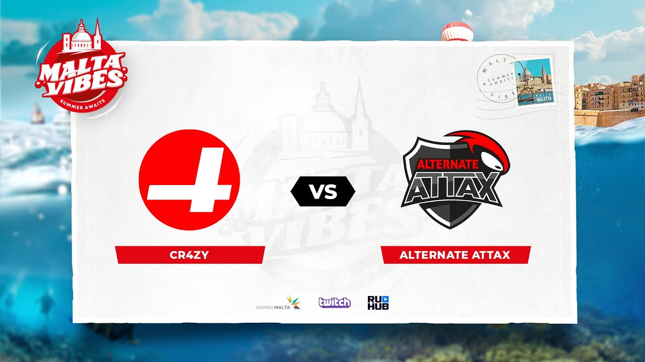 CR4ZY vs ALTERNATE aTTaX - Malta Vibes - map1 - de_mirage [Gromjkee & TheCraggy]