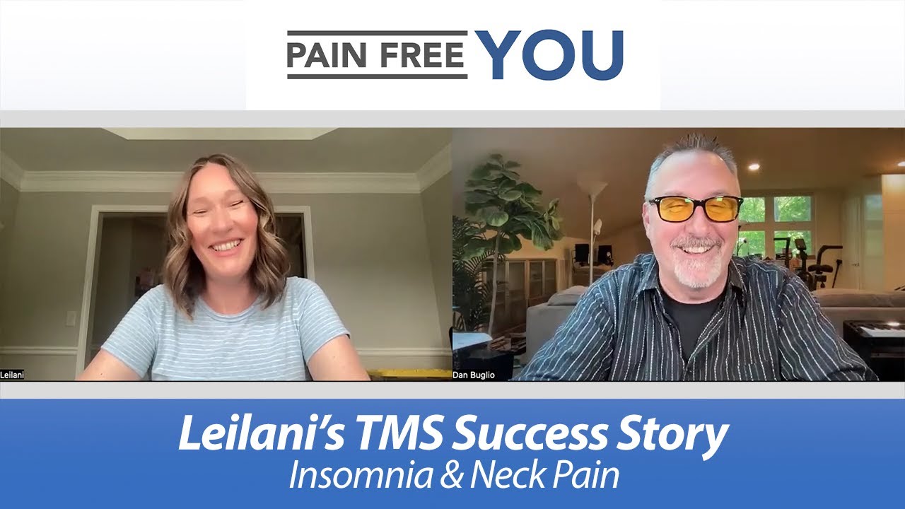 Leilani's Success Story - REALLY Bad Insomnia and Neck Pain