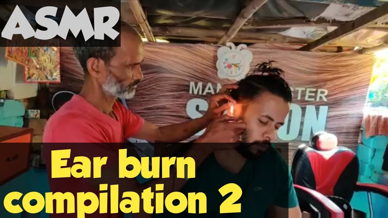 ASMR | Ear burn relax #2 | #Asmrcrackcompilstion #Earburncompilation #Earburn