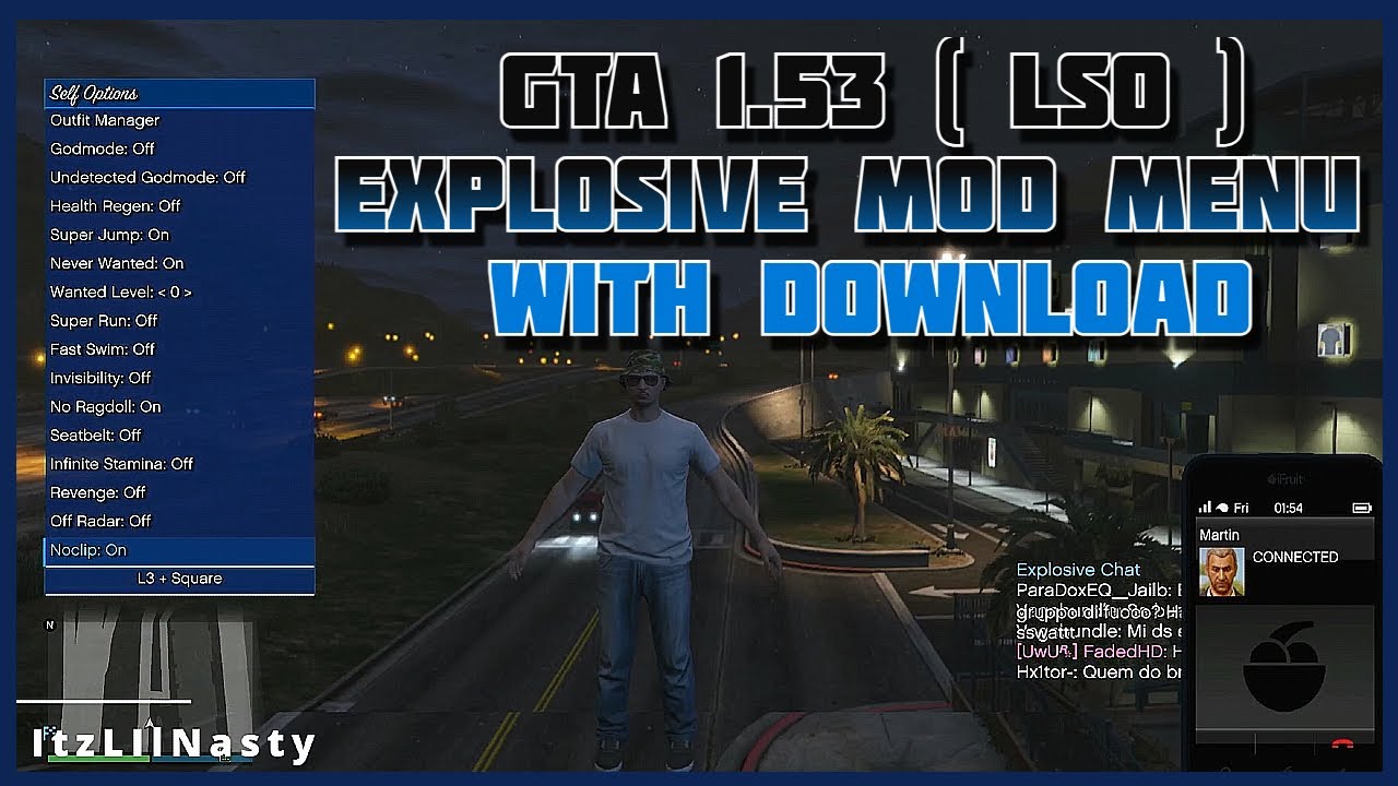 GTA V - EXPLOSIVE SPRX MOD MENU - PS4 - WITH DOWNLOAD