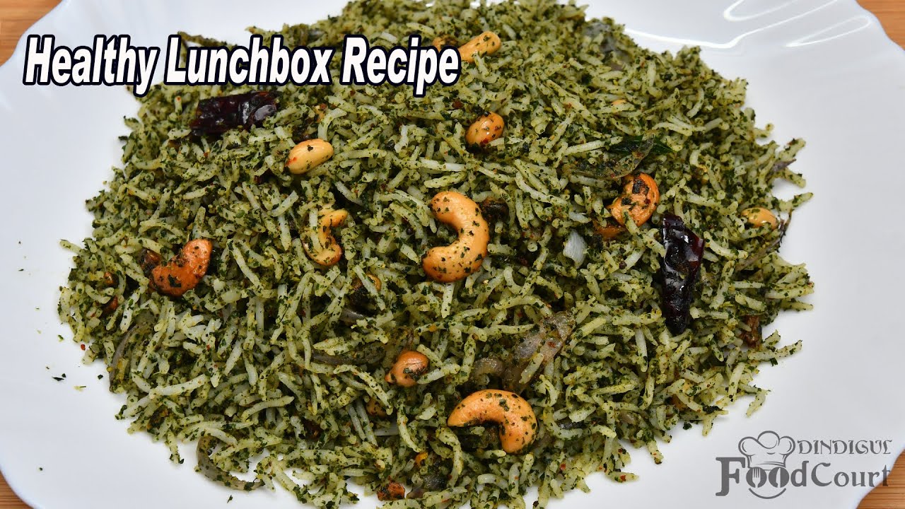 Healthy Lunchbox Recipe/ Drumstick Leaves Rice/ Moringa Rice/ Murungakeerai Sadam