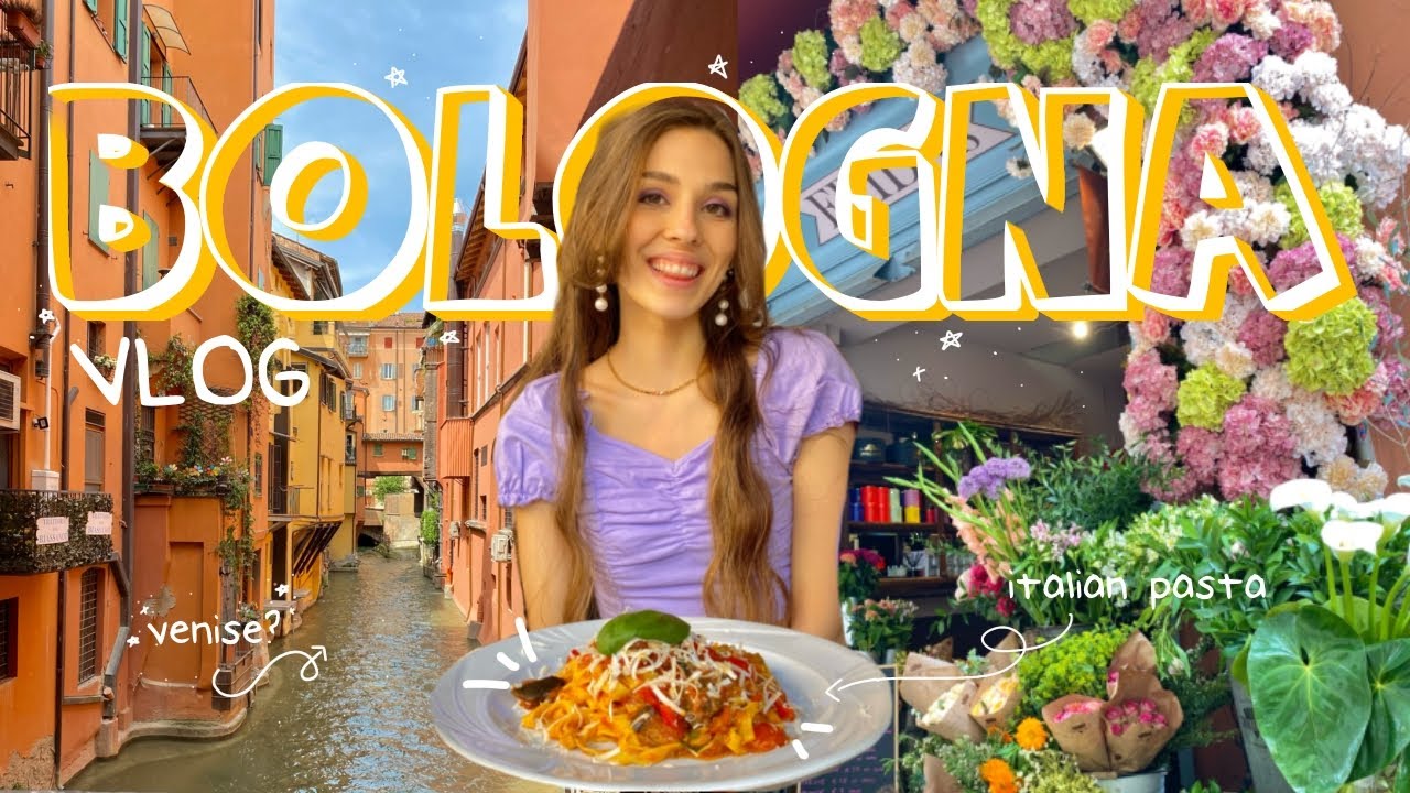 vlog dans la ville orange en Italie (Bologne) 🇮🇹