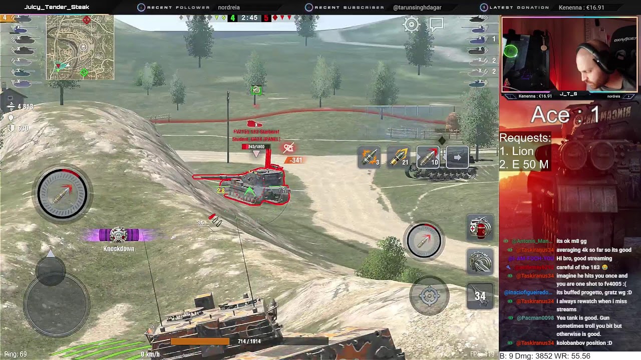 WoTB - IS-7 and Lion Marks