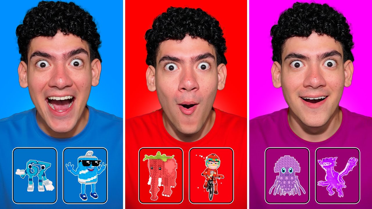 SOLO PUEDO ROBAR BRAINROTS DEL COLOR DE MI CAMISETA! - Donato Roblox