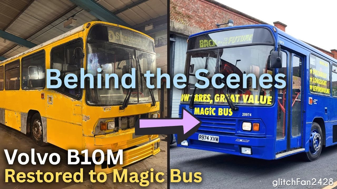 Reviving the Magic ✨ Restoring a Volvo B10M to a Classic Stagecoach Livery!