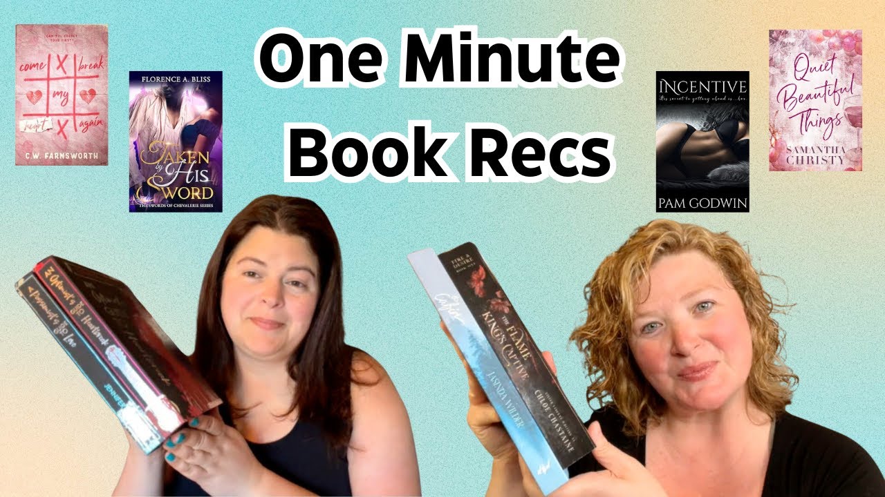 One Minute Book Recs -Fantasy, Second Chance, Forced Proximity, Boss/Employee, & very angsty romance