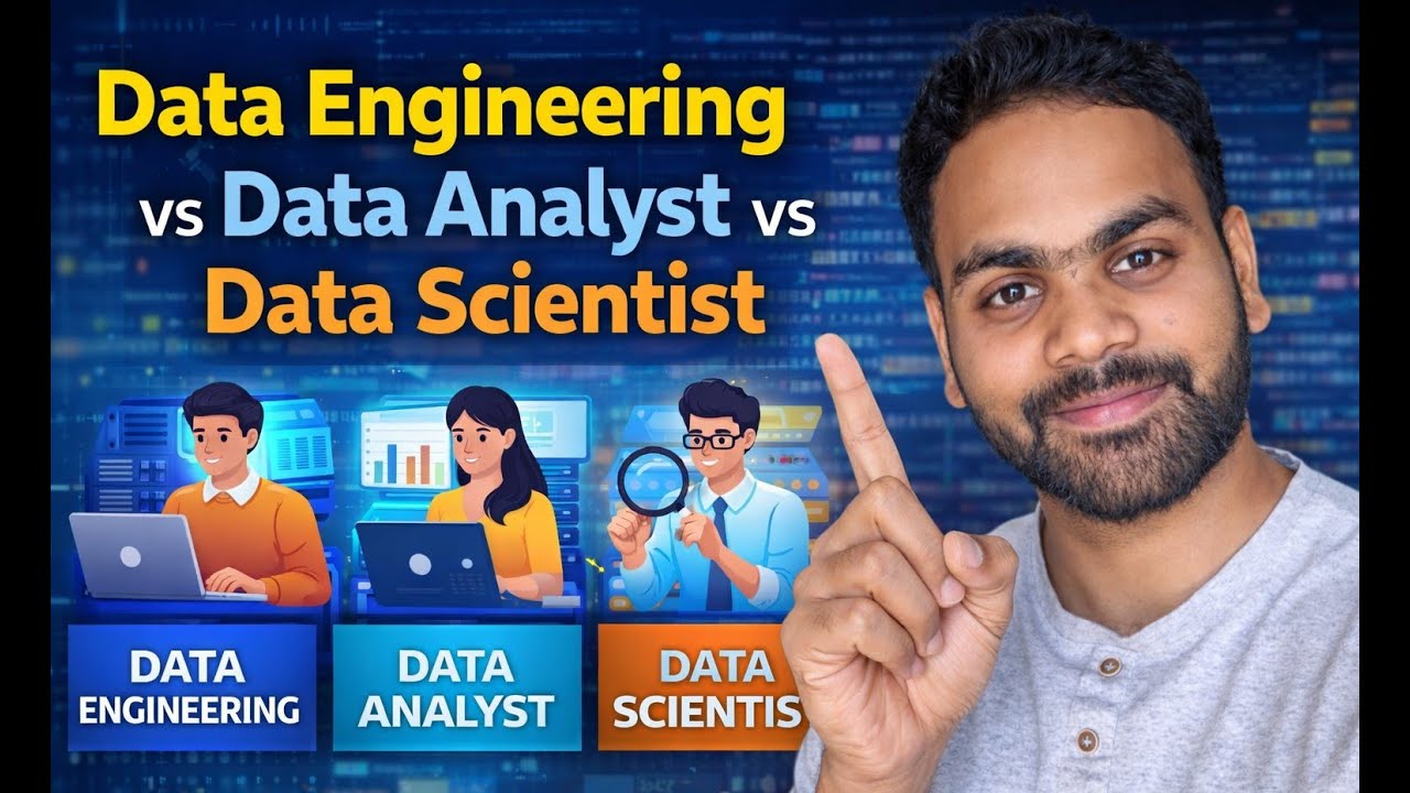 Data Engineer vs Data Analyst vs Data Scientist | कौन सा Career Best है?