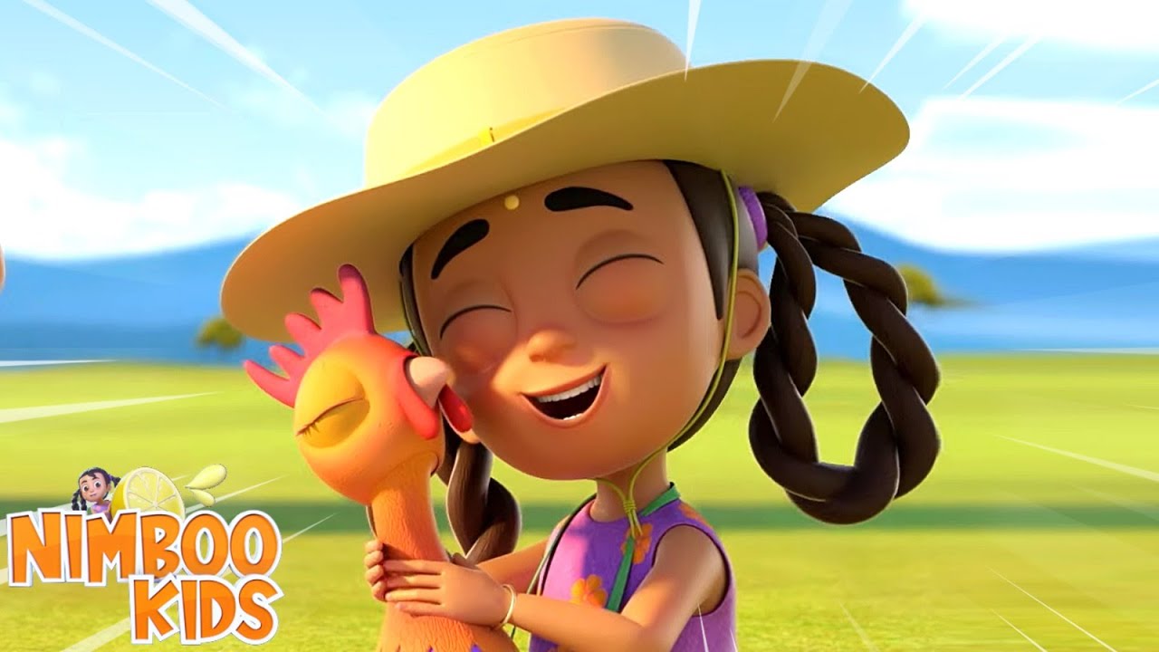 Kukdoo Koo, मुर्गा बोले कुकड़ू कू, Hindi Rhymes for Kids and Animal Sound Song