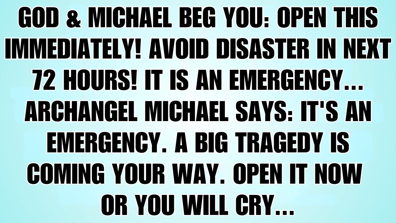 🧾God   Michael Are Trying To Reach You — Open This Before 72 Hours To Avoid Disaster