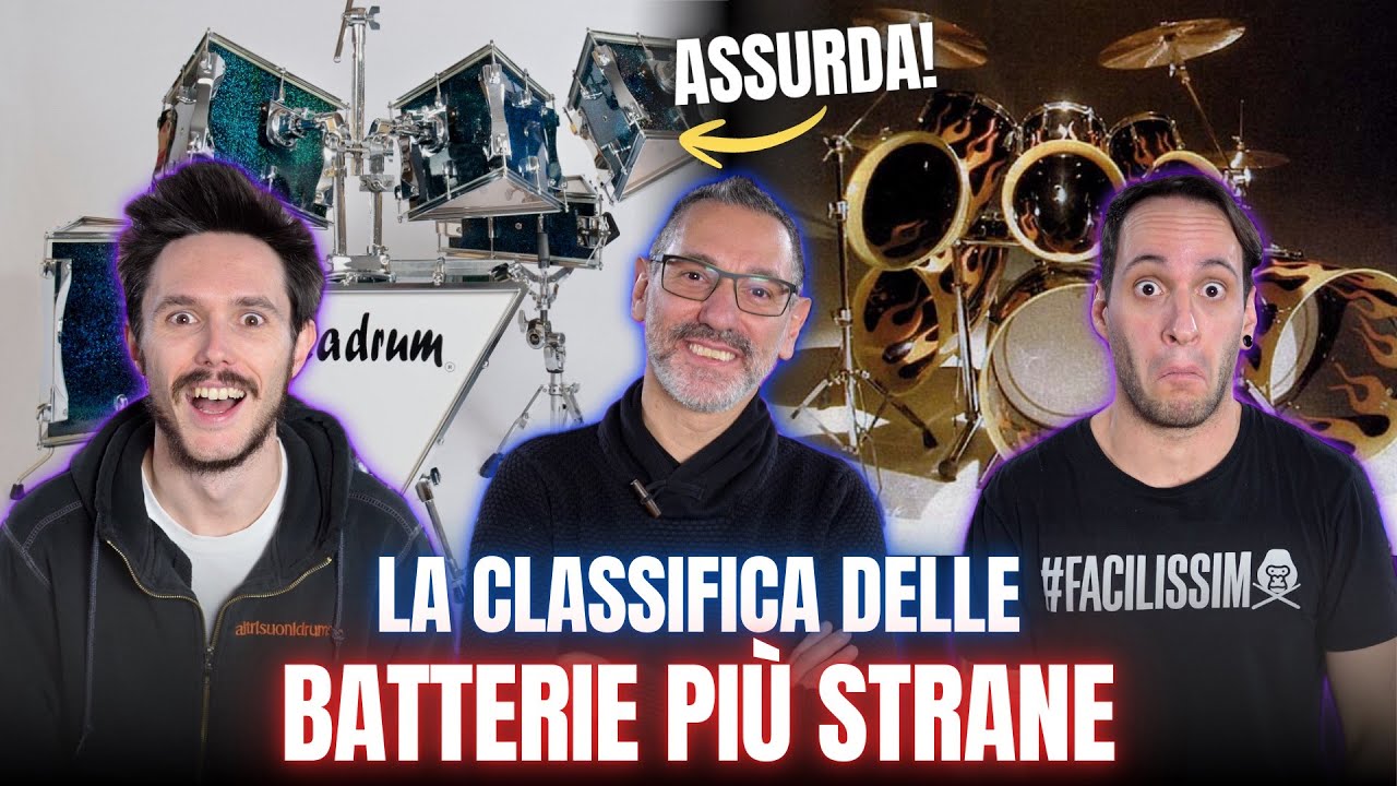 Le BATTERIE più ASSURDE mai prodotte! Reaction con @Il Batterista Metal e @Storia della Batteria