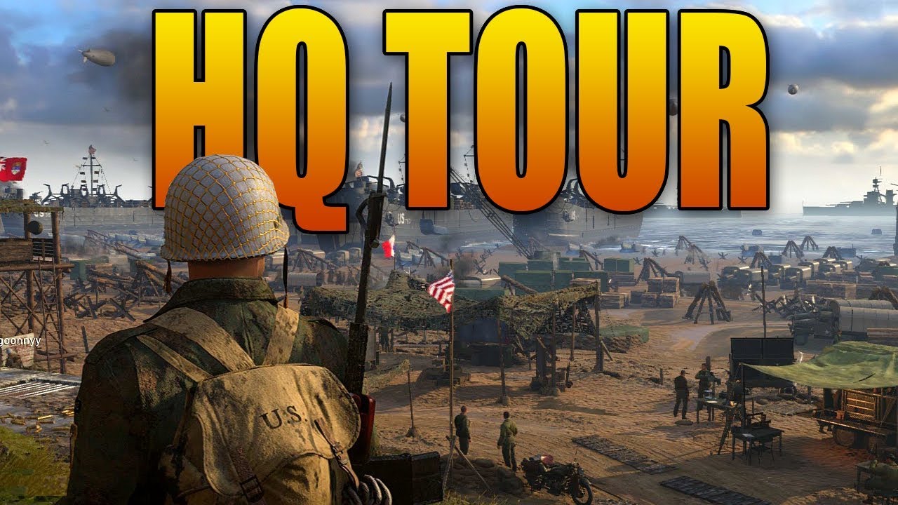 ПОЛНЫЙ ТУР ПО ШТАБУ: Яма 1 на 1, Театр, Стрельбище (штаб-квартира Call of Duty WWII)