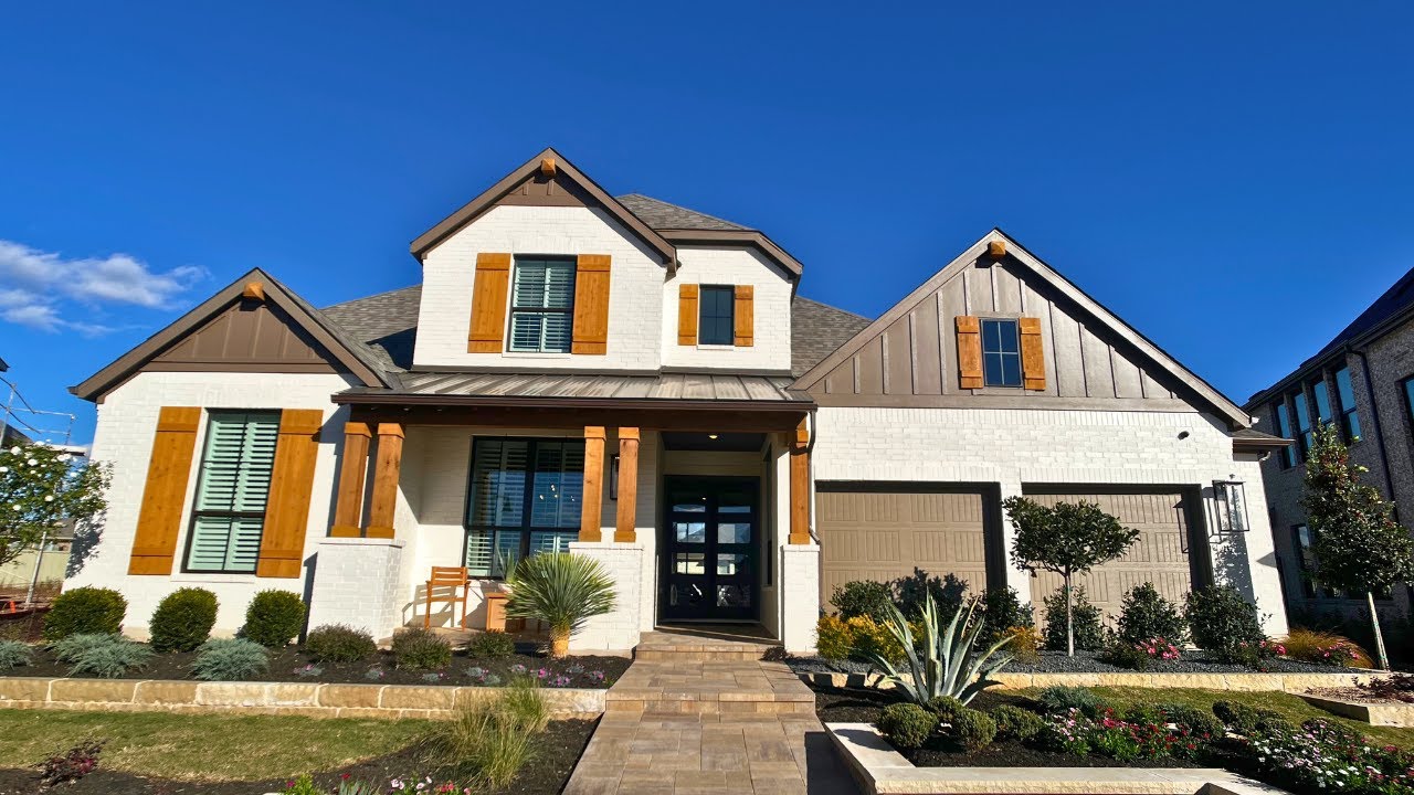 Santa Rita Ranch Model Home Tour - Highland Homes 222 Floorplan