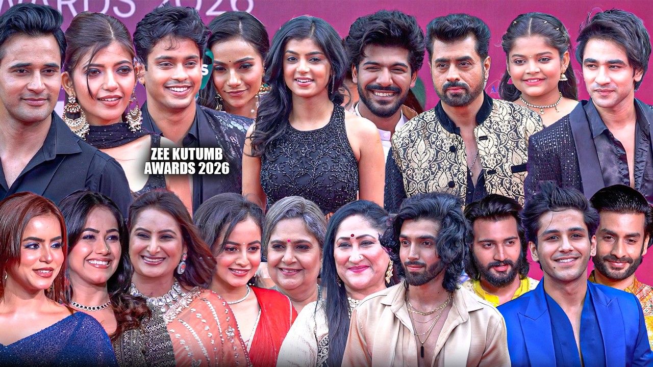 Grand Red Carpet Night at Zee Kutumb Awards 2026 ✨ TV Celebs Shine