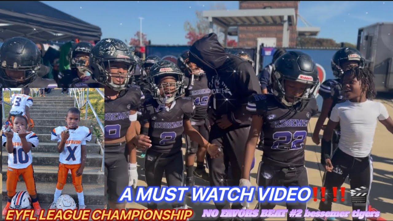 EYFL league championship#2 Bessemer tigers 7u vs ENSLEY NO FAVORS 7u Bessemer title is on the line‼️