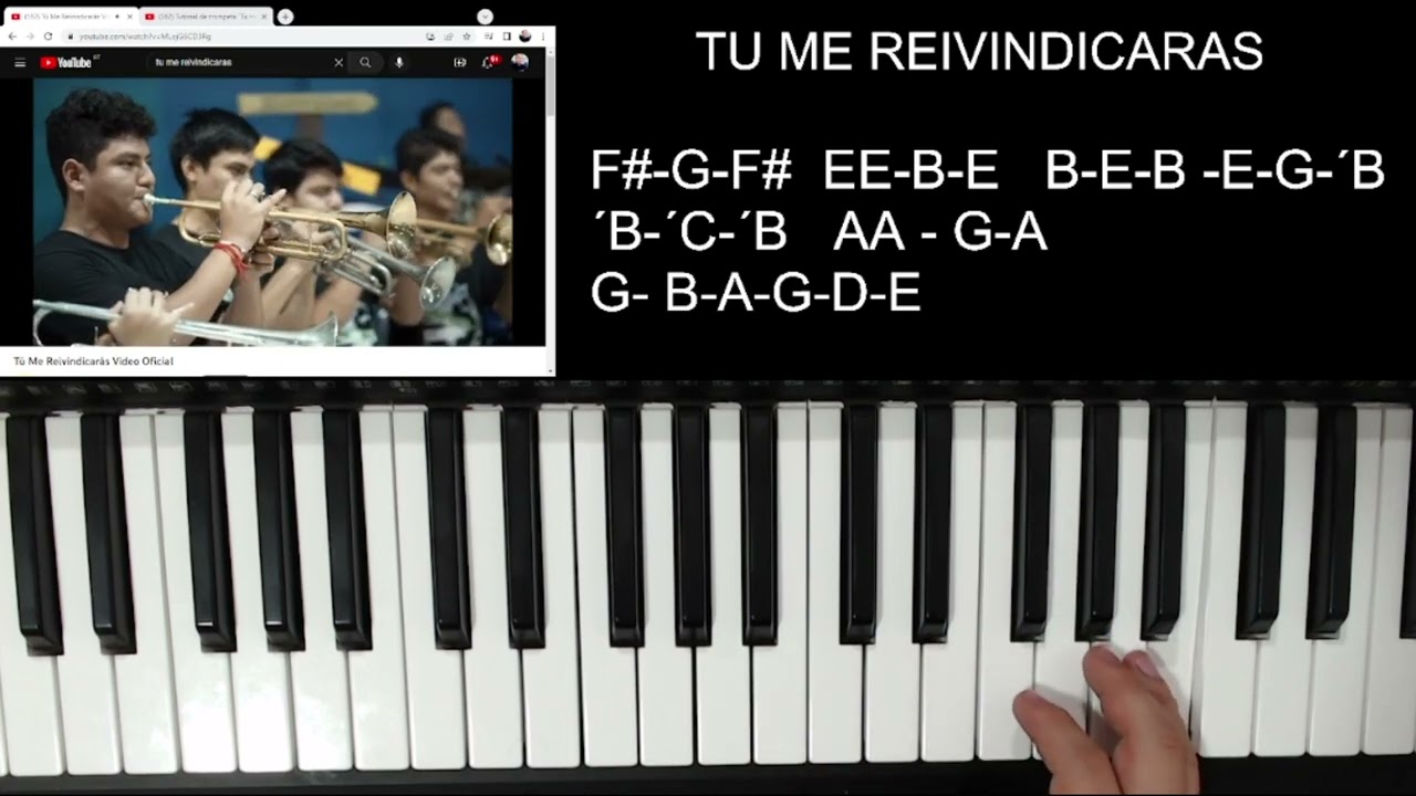 Tu Me Reivindicaras Trompetas Piano, EBENEZER