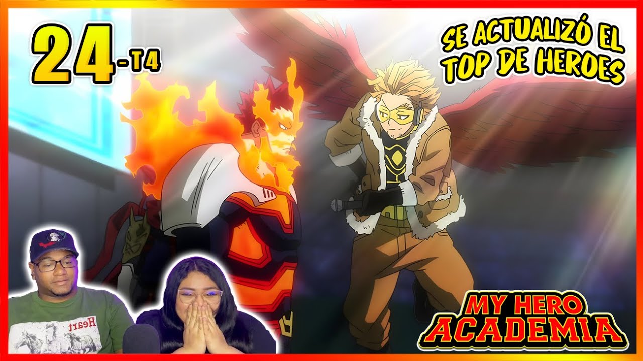 NUEVO TOP 10 DE HEROES. ENDEAVOR vs HIGH END 🔥🔥🔥 / BOKU NO HERO EP 24 TEMP 4