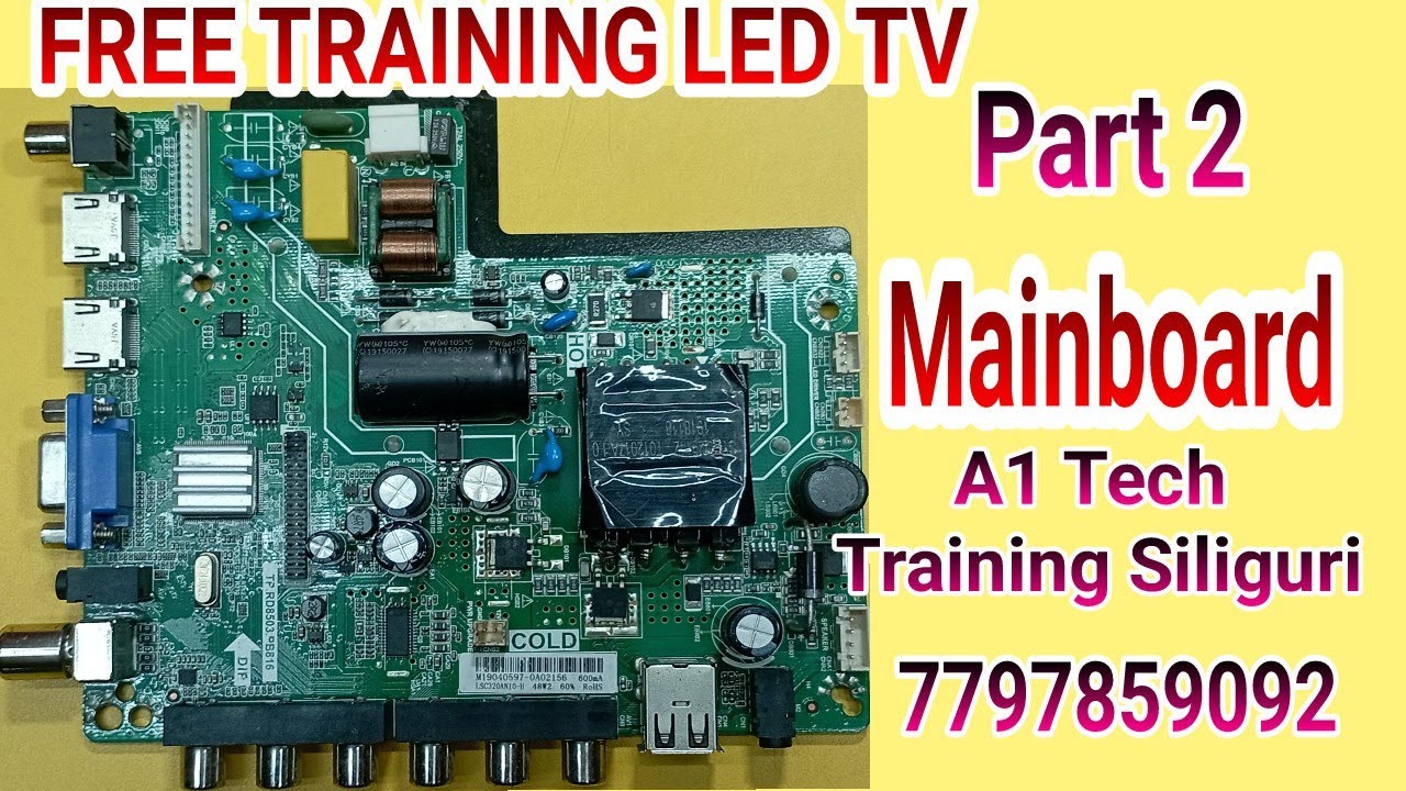 led tv motherboard repair.how to repair led tv motherboard.