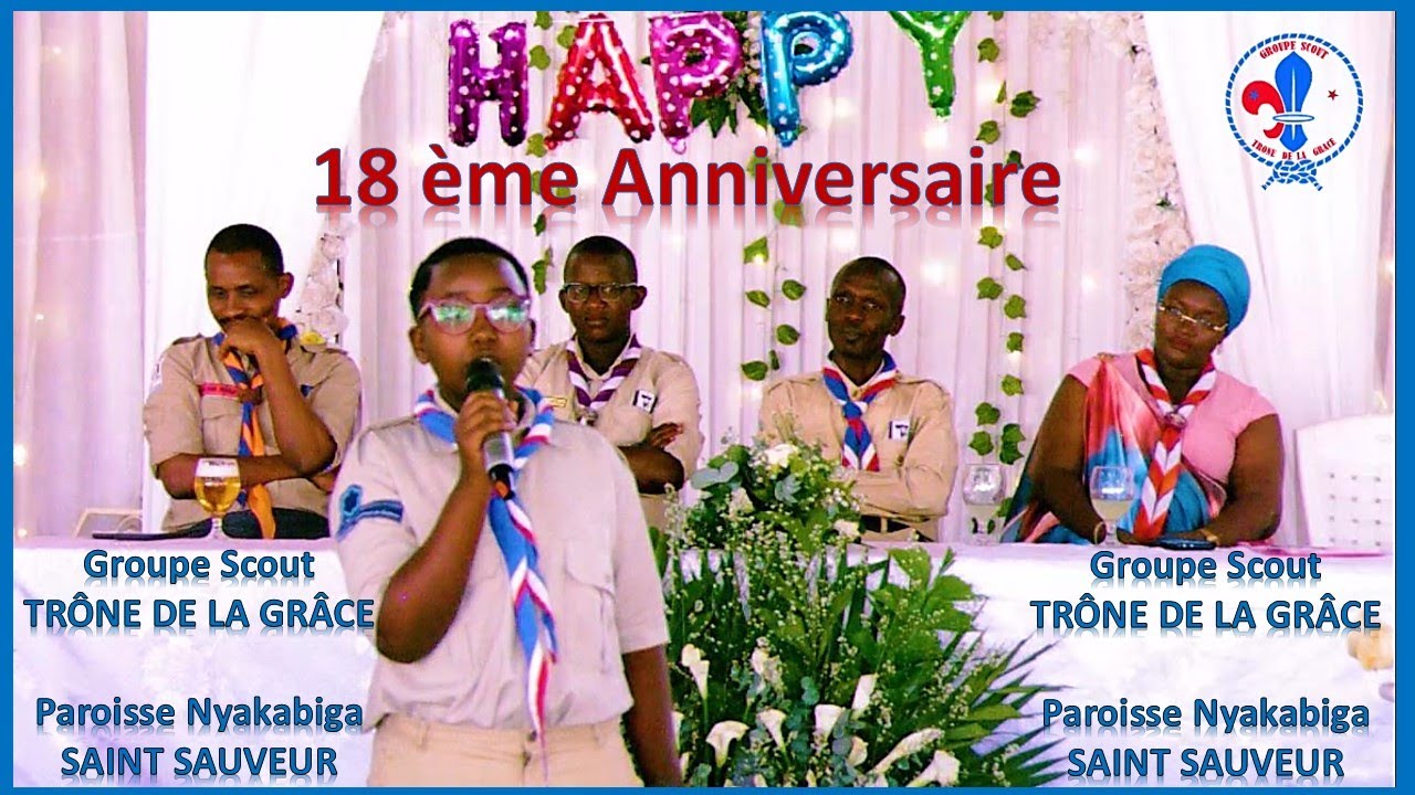 18 ème ANNIVERSAIRE DU GROUPE SCOUT TRONE DE LA GRACE