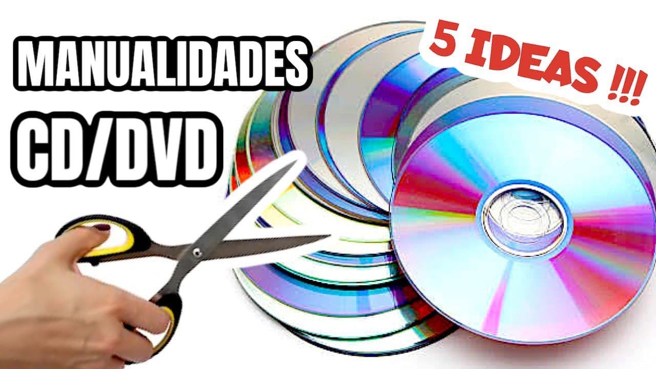 5 IDEAS INCREÍBLES CON CD /Manualidades con Cd's/5 Genius way to reuse old cd