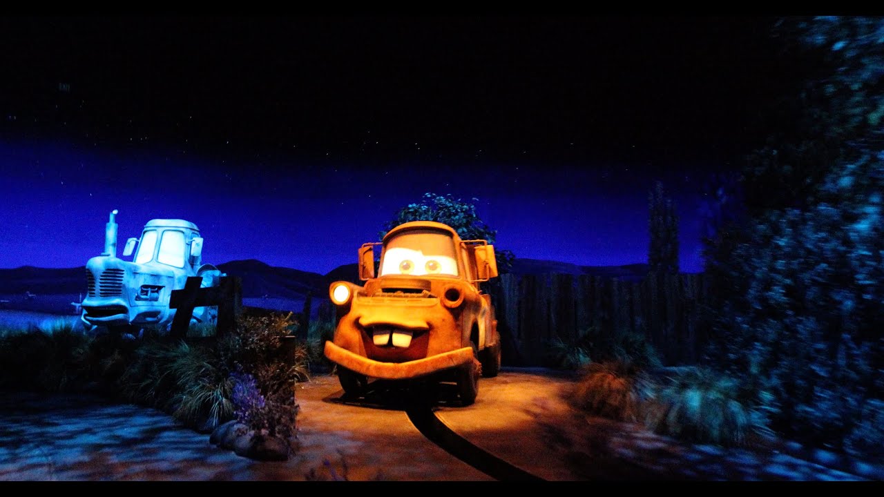 [4K] Radiator Springs Racers-Ramone's House of Body Art :Disney California Adventu