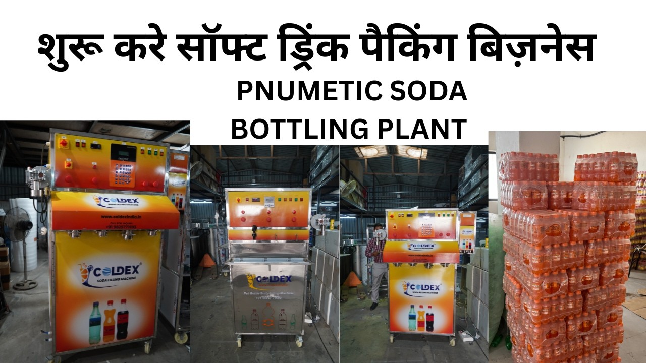 PNUMETIC Soda bottling plant's live demo | Automatic Soda & juice filling machine |  #business