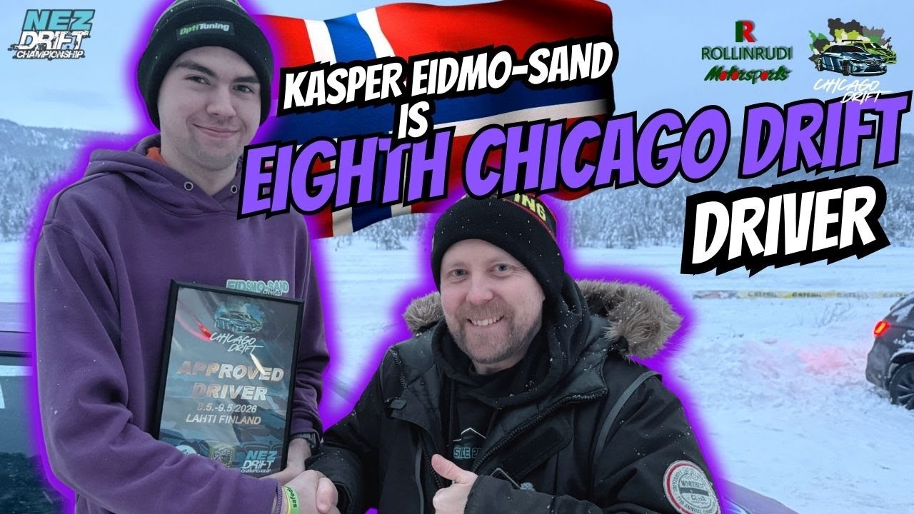 Kasper Eidsmo is officially APPROVED for Chicago Drift 2026! 🏎️💨