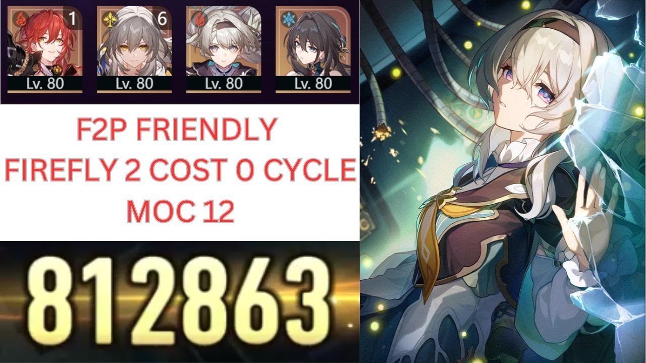 F2P Friendly Firefly 2 Cost 0 Cycle MoC 12 - No Limited Eidolons or LCs