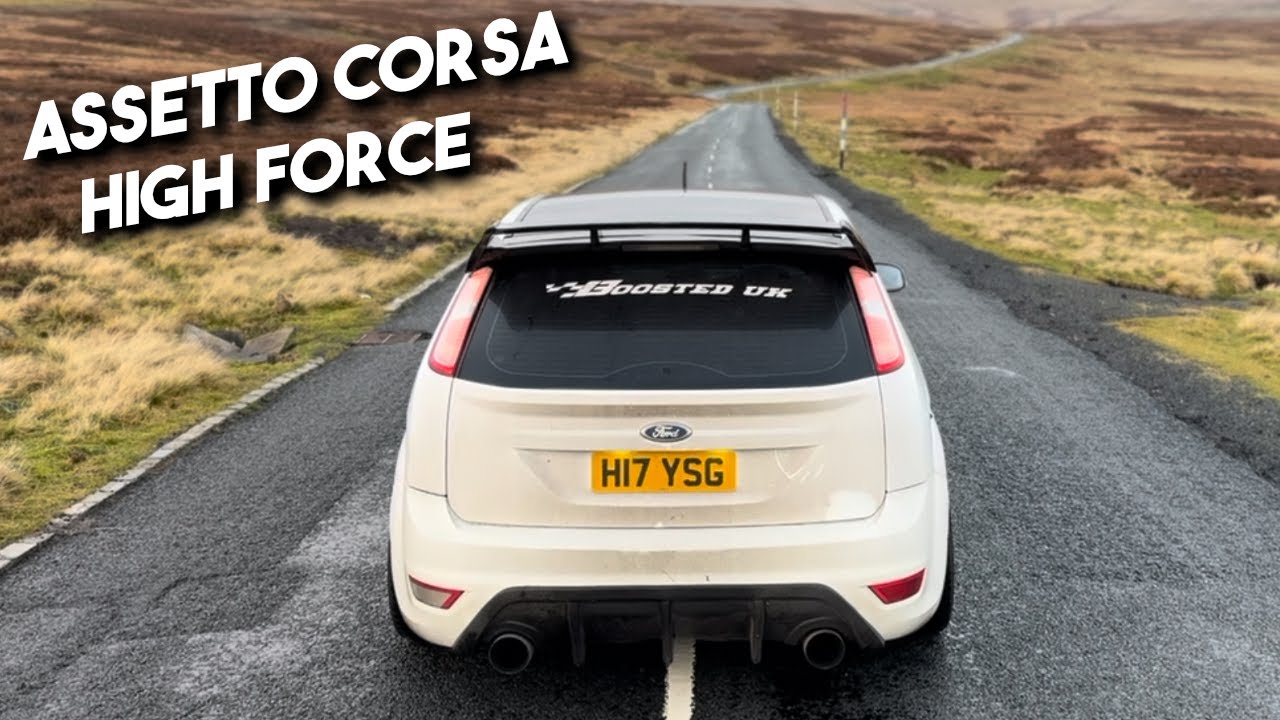 Вождение на высокой скорости на моем Ford Focus ST - насколько реален Assetto Corsa!!