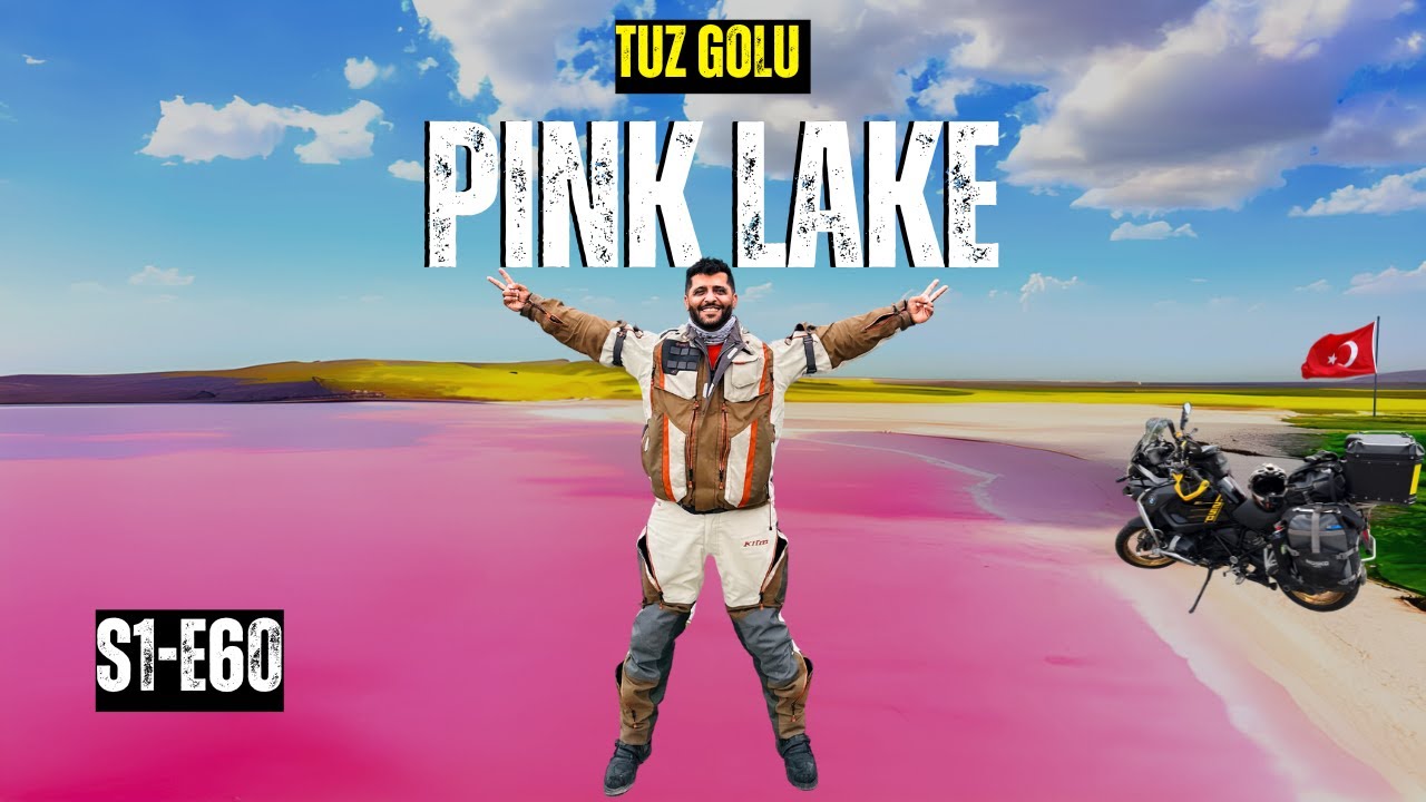 Police Pulled Me Over | Pink Lake Turkey | Travel Motovlog | USA To Pakistan Motorcycle Tour S1-E60