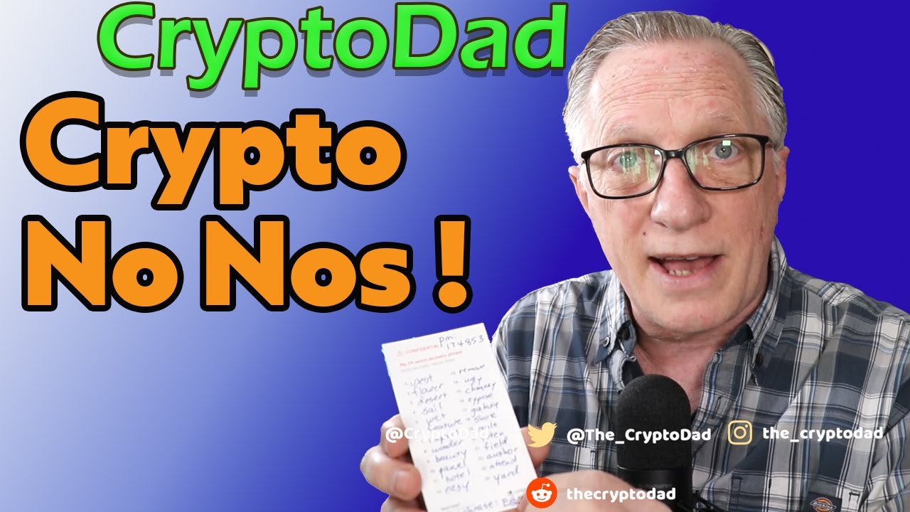 How to Store Your Crypto Safely: Stop Making These Critical Mistakes ⚠️ | CryptoDad's Advice