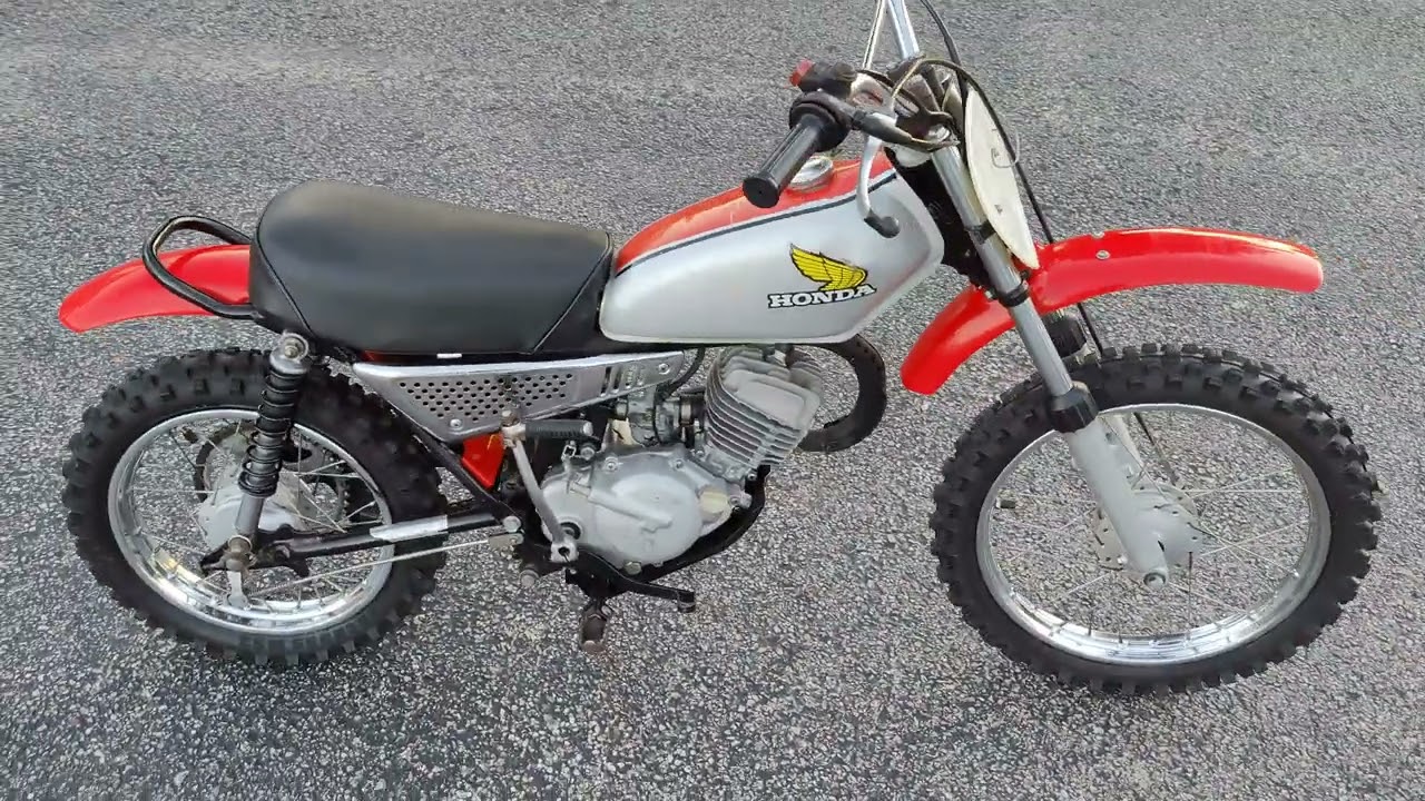 Honda MR50 Elsinore Cold Start & Walk-around