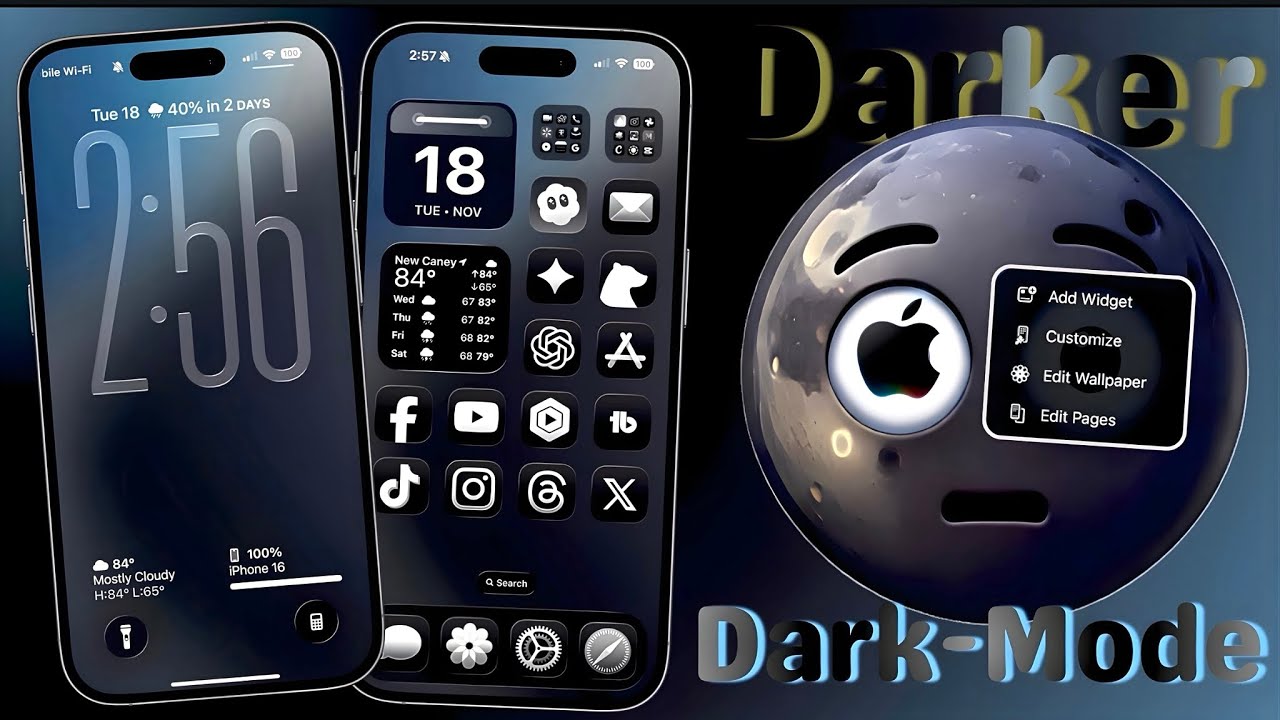 Apple спрятала новый тёмный режим в iOS 26 &mdash; вот где 😳