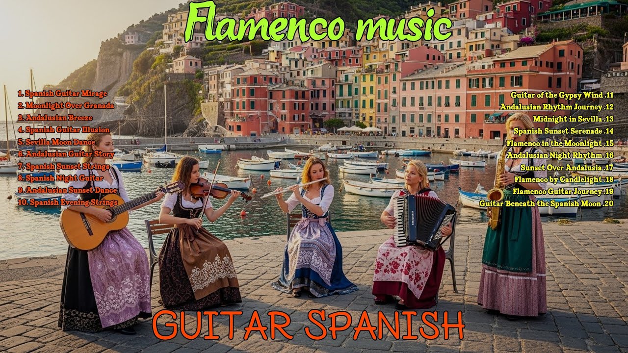 Afro Flamenco Beach Night 🌊 Luna Gitana Mix | Deep House Vibes 2026