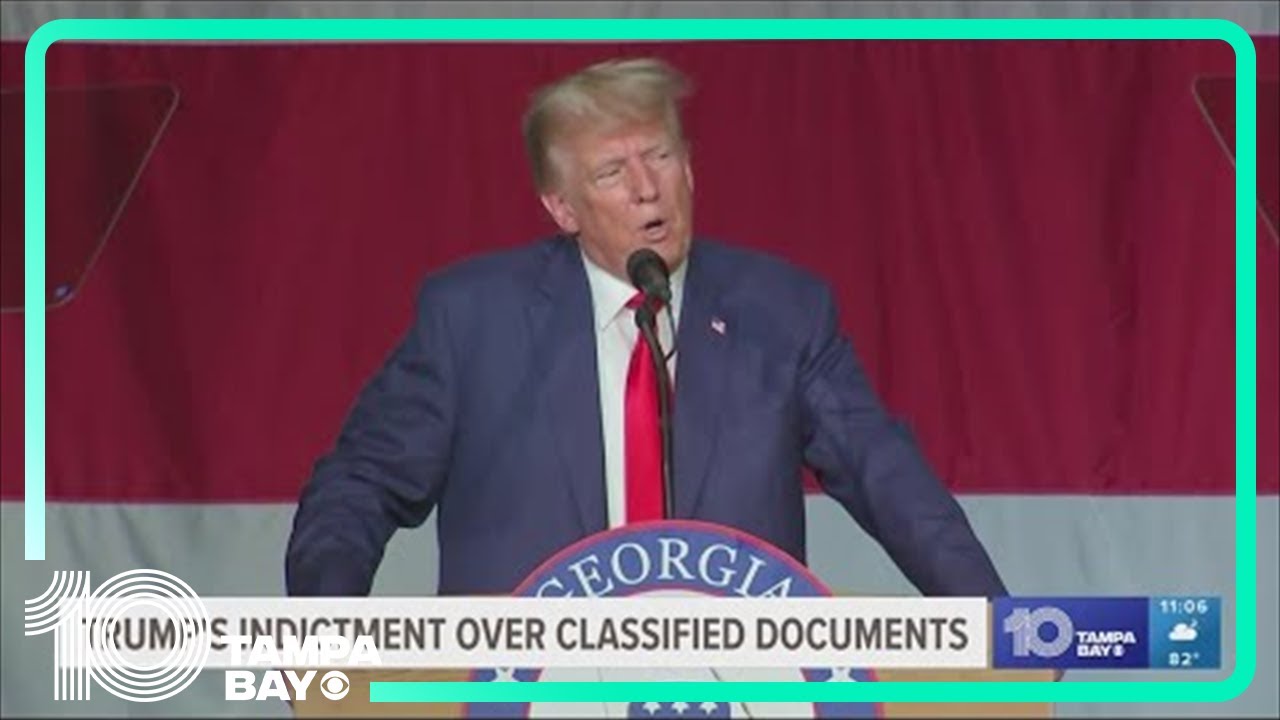 Trump blasts federal indictment as 'ridiculous' and 'baseless'