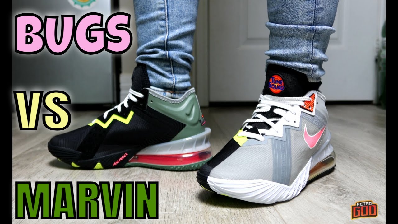 Bugs Bunny vs Marvin the Martian: The Ultimate Showdown on the NIKE LEBRON 18 LOW!