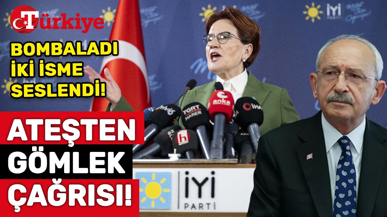 Akşener'den Ekrem  İmamoğlu ve Mansur Yavaş'a Adaylık &Ccedil;ağrısı: Gelin Bu Ateşten G&ouml;mleği Giyin!