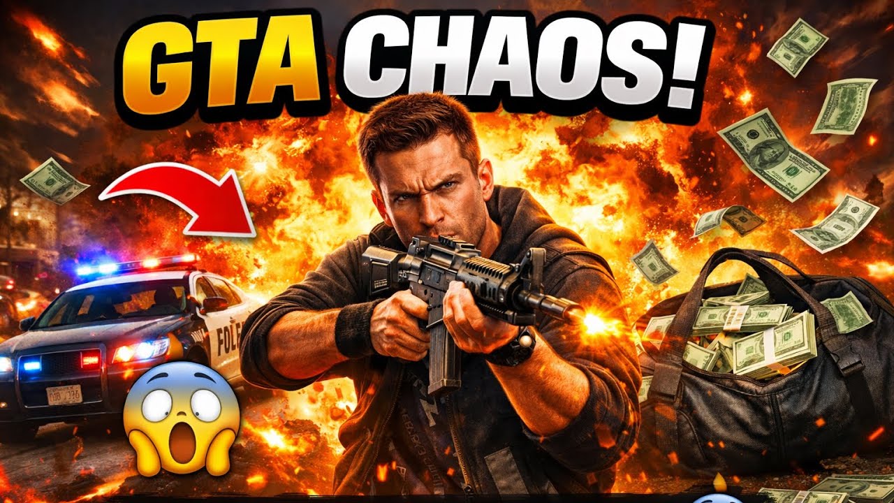 GTA 5 Free Roam Madness | Police Chase + Explosions 🔥