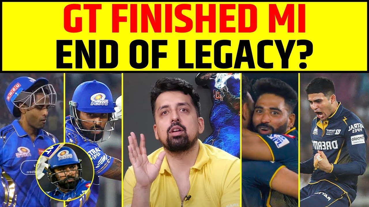 🔴GT VS MI: GUJARAT TITANS KE AAGE MUMBAI INDIANS NE KIYA SURRENDER, MI KI LAGATAAR DUSRE HAAR!