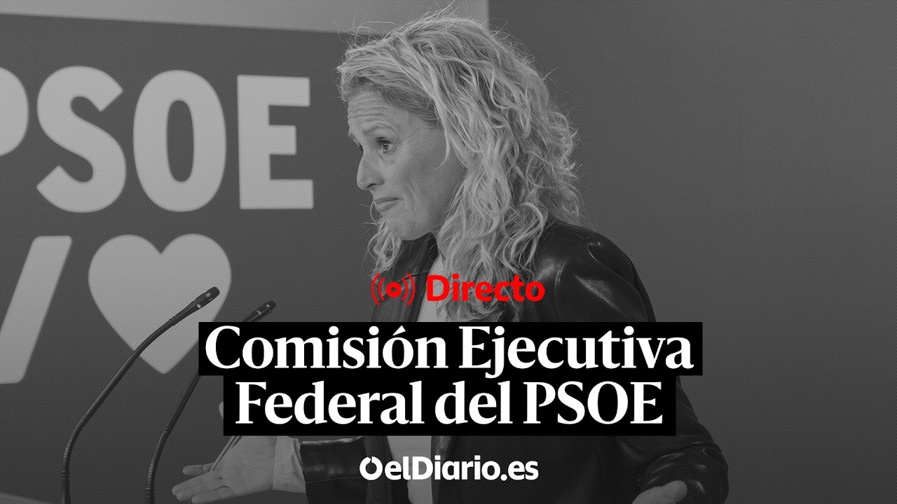 🔴  DIRECTO | Montse Mínguez ofrece una rueda de prensa tras la Comisión Ejecutiva Federal del PSOE