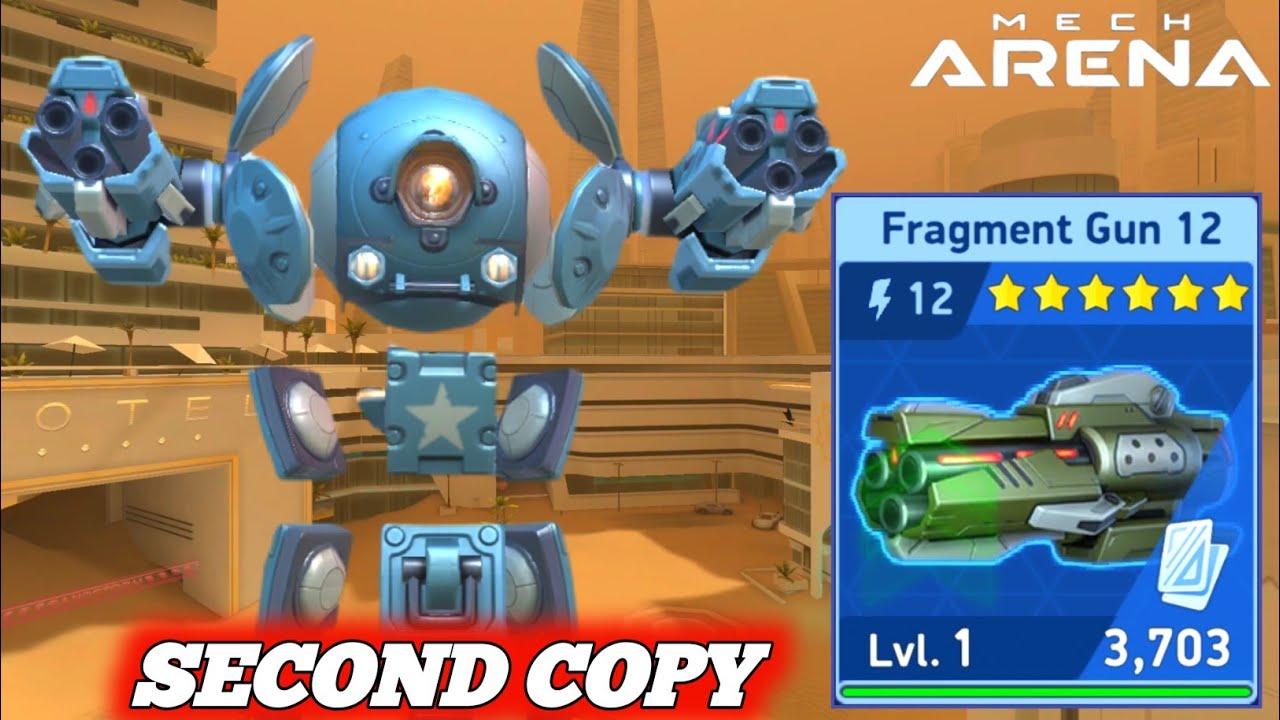 Is Fragment Gun still Really Good? Fragment Gun 12 Second Copy - Mech Arena 