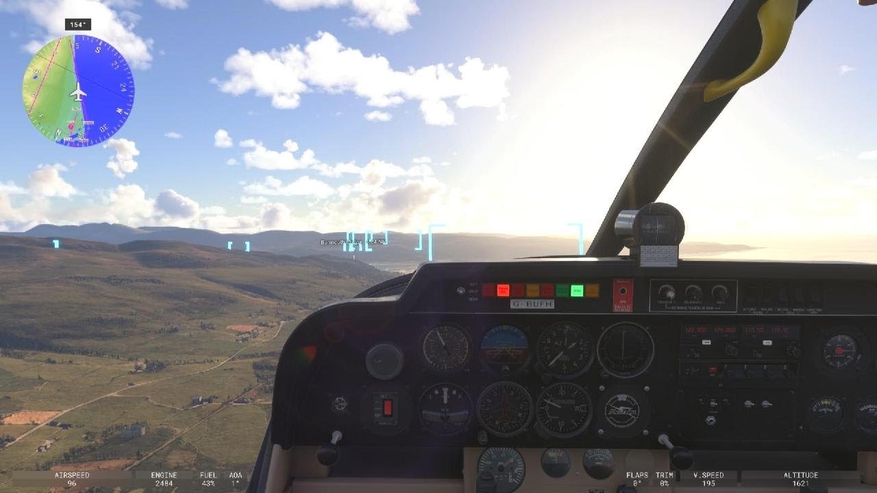 Robin DR400 | Llandbehr to Valley | Microsoft Flight Simulator