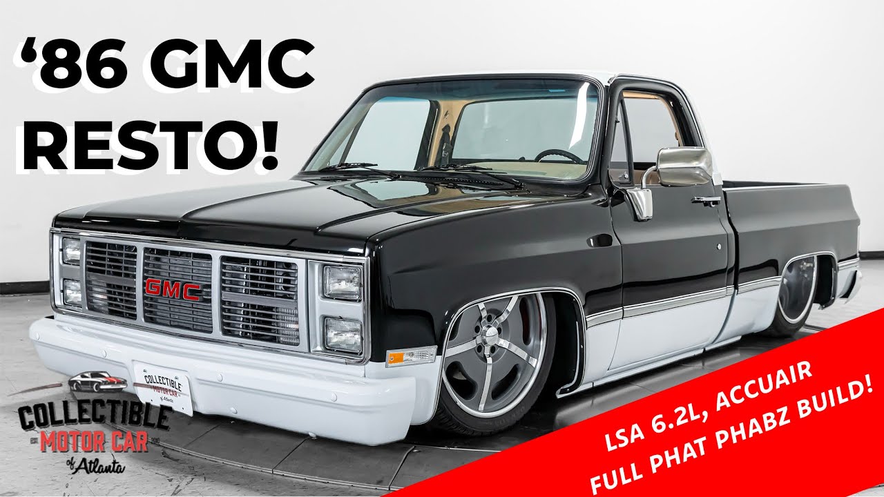 LAYING FRAME 1986 GMC C1500 Restomod Review - Collectible Motorcar of Atlanta