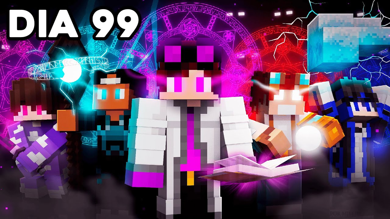 SOBREVIVI 100 DIAS COMO MAGO SUPREMO NO MINECRAFT - O FILME