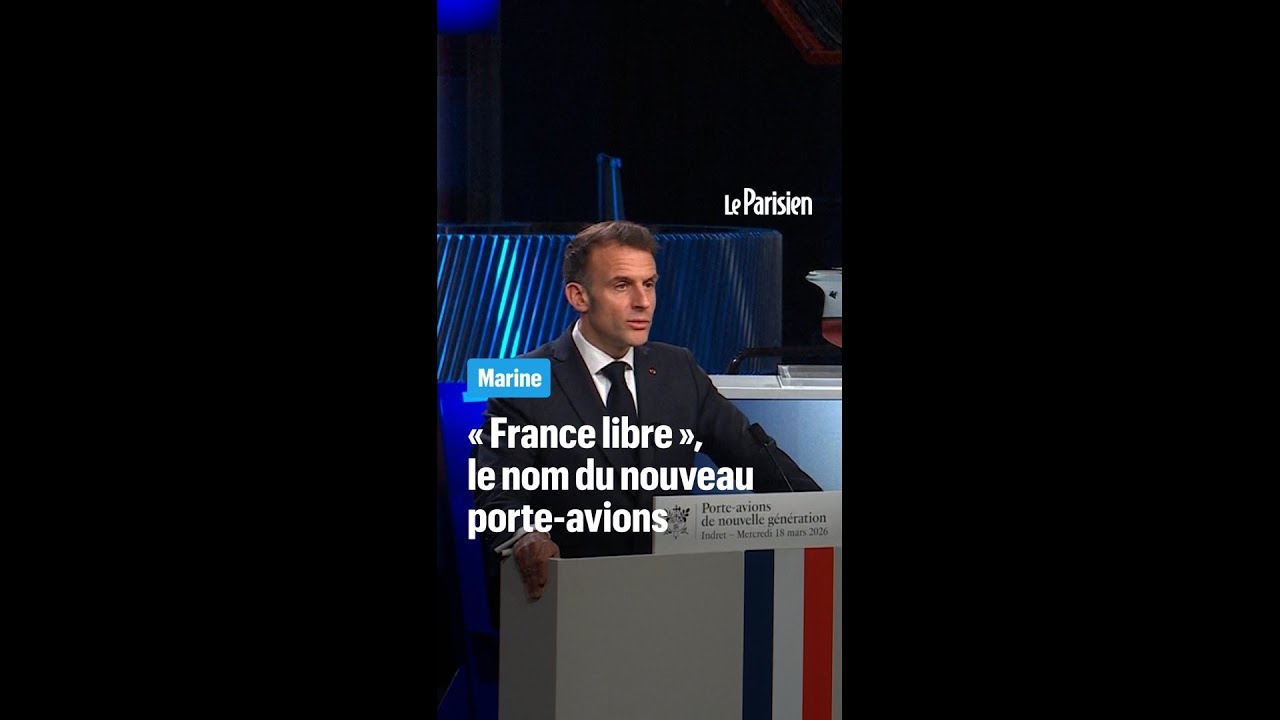 Emmanuel dévoile le nom du nouveau porte-avion : le « France libre »
