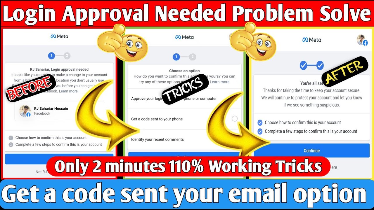 Loggin Approval Needed Facebook Problem 2022 || How to open login was not approved facebook account