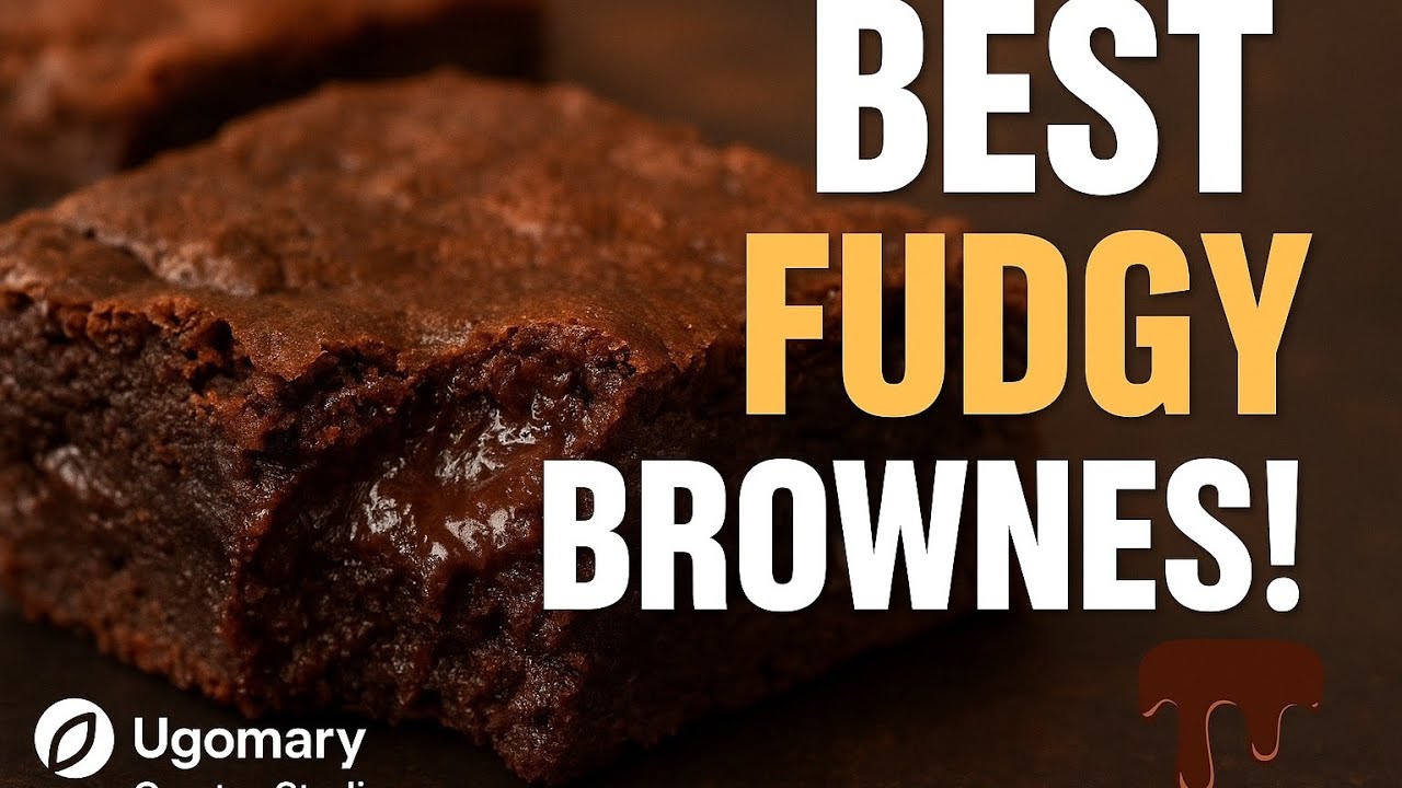 The Best Fudgy Brownies | Easy Homemade Recipe” 🍫✨