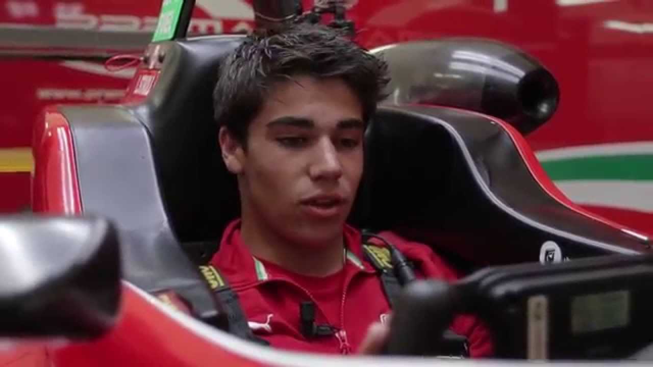 Lance Stroll explains how his Prema F3 car steering wheel works